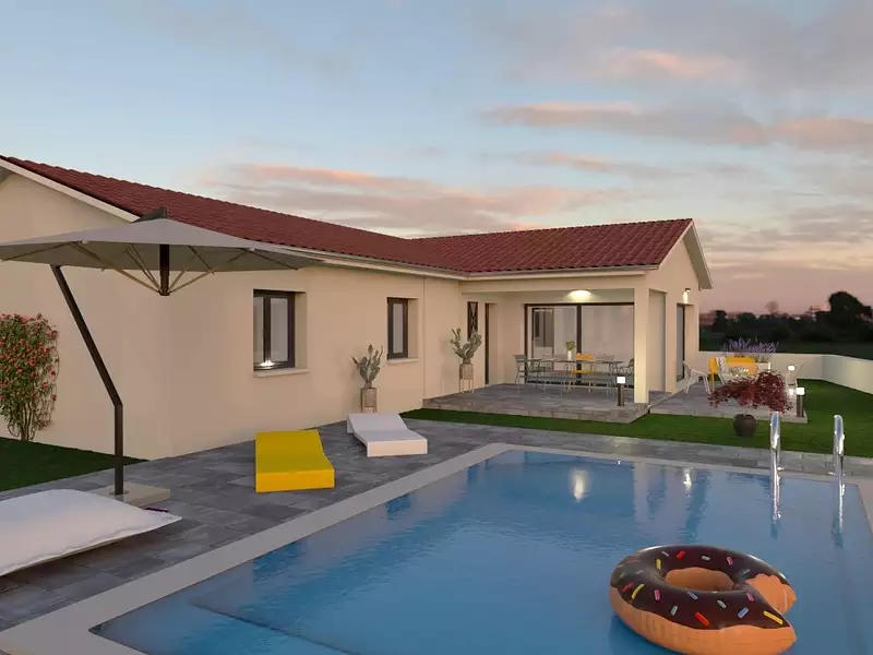 Maison neuve, 120 m² - Saint-André-de-Bâgé (01380)