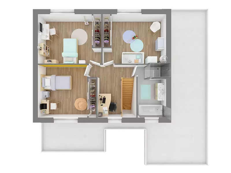 Maison neuve, 136,63 m² - Bernières-sur-Mer (14990)
