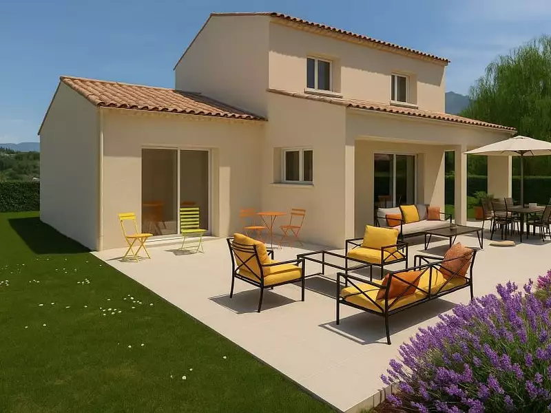 Maison neuve - Rochefort-du-Gard (30650)