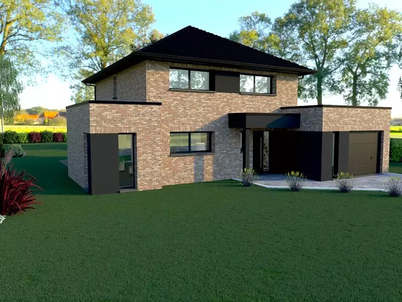 Maison neuve, 124 m² - Merville (59660)