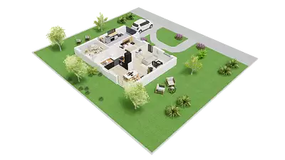 Maison neuve, 61,02 m²