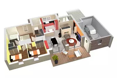 Maison neuve, 100 m²