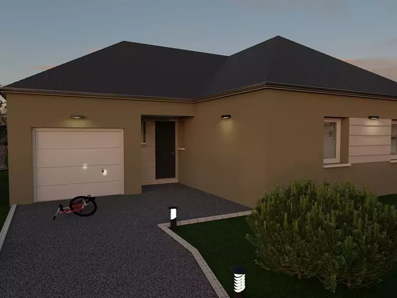 Maison neuve, 90 m² - Longnes (78980)