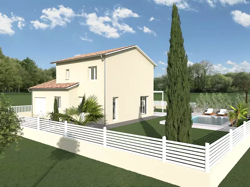 Maison neuve, 95 m² - Lancié (69220)
