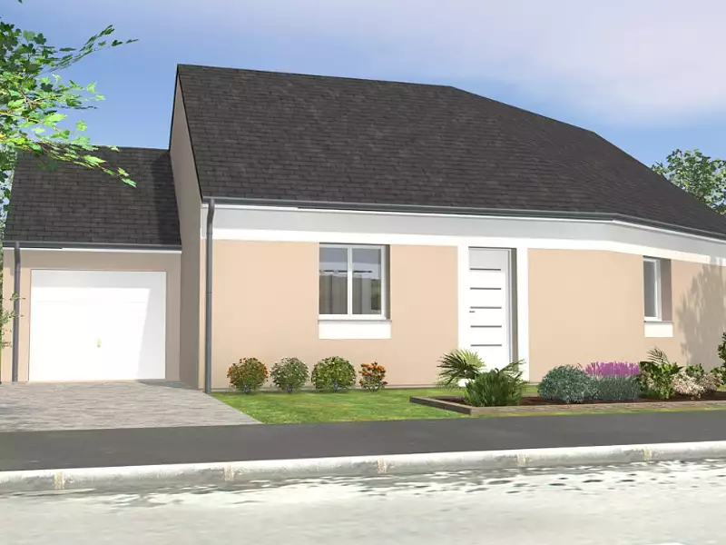 Maison neuve, 90 m² - Cernusson (49310)
