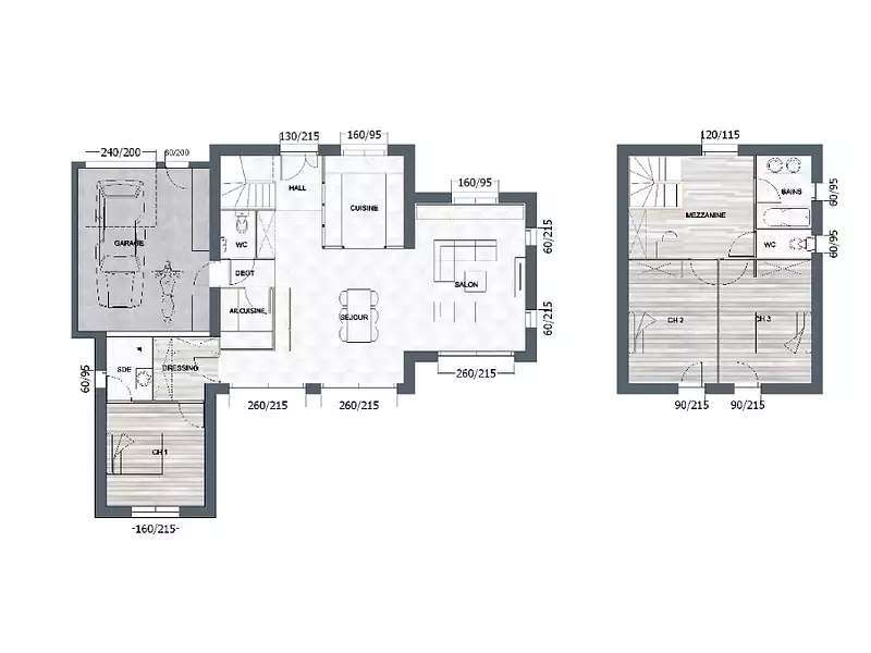 Maison neuve, 150 m² - Noirmoutier-en-l'Ile (85330)