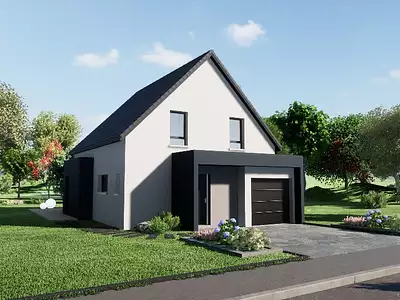 Maison neuve, 110 m² - Bennwihr (68630)