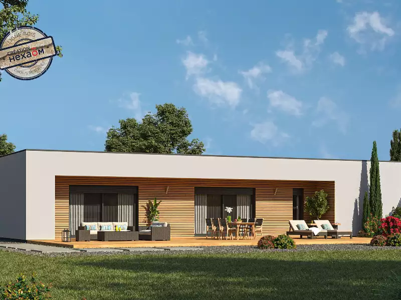 Maison neuve, 120 m² - Saint-Martin-aux-Chartrains (14130)