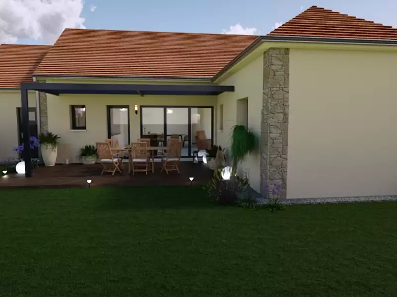 Maison neuve, 110 m² - Chambourg-sur-Indre (37310)