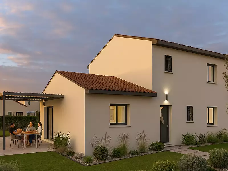 Maison neuve, 111 m² - Saint-André-de-Bâgé (01380)