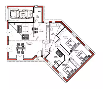 Maison neuve, 132 m²
