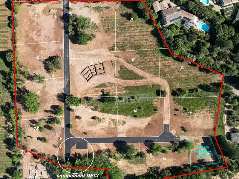 Terrain à bâtir, 1 555 m² - Carcès (83570)