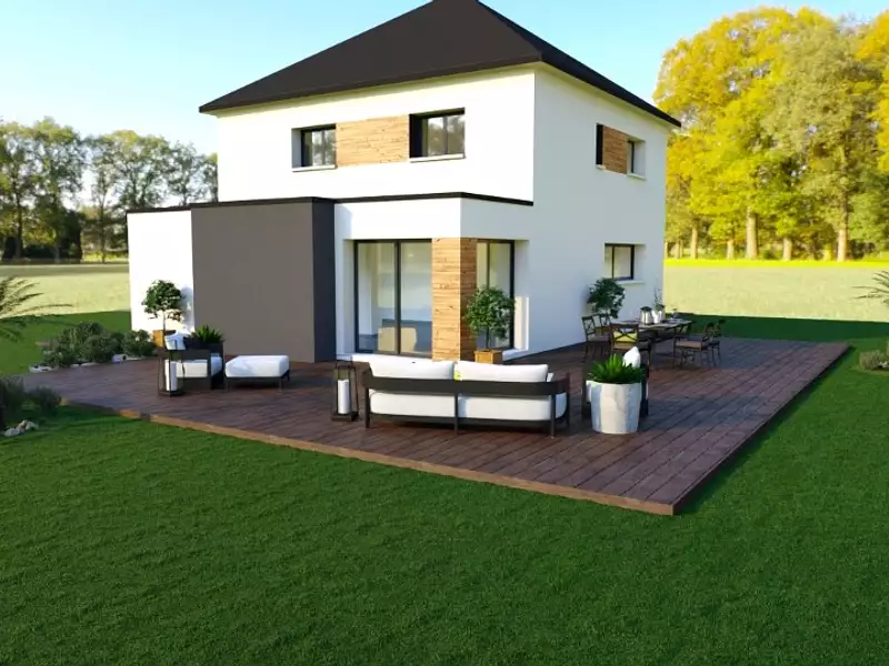 Maison neuve, 120 m² - Franqueville-Saint-Pierre (76520)