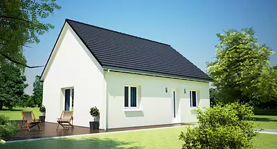 Maison neuve, 60,72 m²
