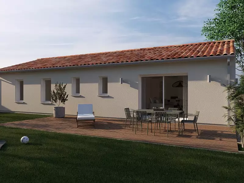 Maison neuve, 90 m² - Marcheprime (33380)