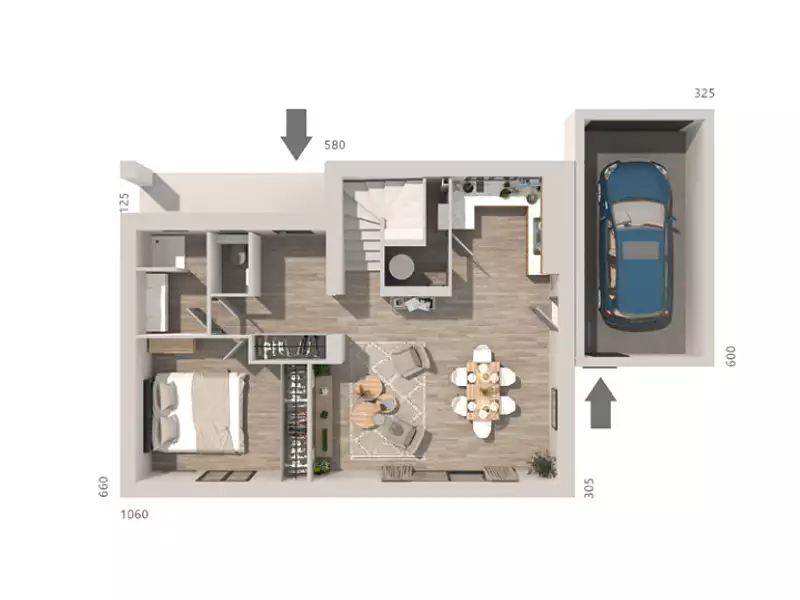Maison neuve, 95 m² - Canet-en-Roussillon (66140)
