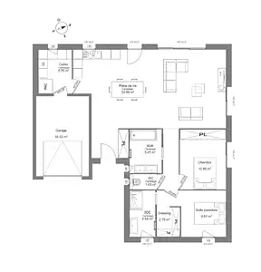 Maison neuve, 95 m²