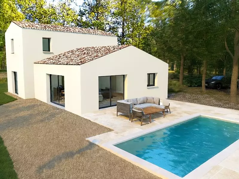 Maison neuve, 80 m² - Camps-la-Source (83170)