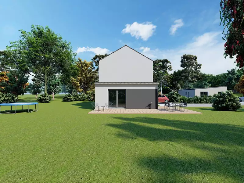 Maison neuve, 83 m² - Saint-Grégoire (35760)