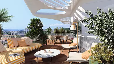 Appartements d'exception avec vue mer et collines