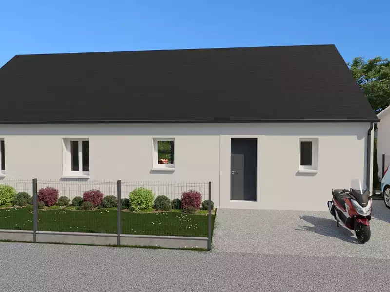 Maison neuve, 101 m² - Druye (37190)