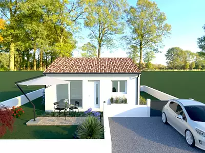 Maison neuve, 50 m² - Nézignan-l'Evêque (34120)