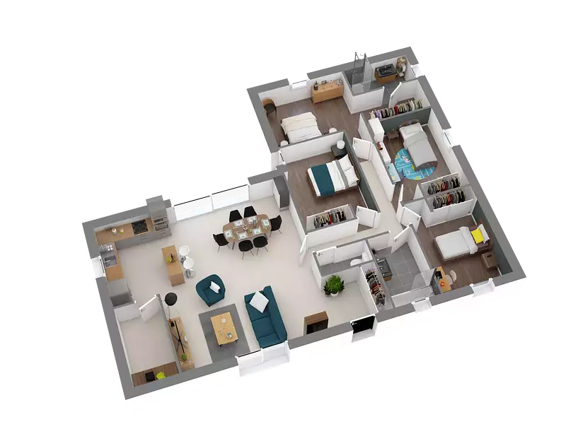 Maison neuve, 66 m² - Dol-de-Bretagne (35120)