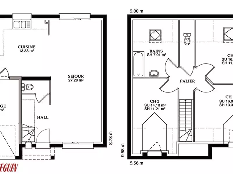 Maison neuve, 87 m² - Chailly-en-Bière (77930)