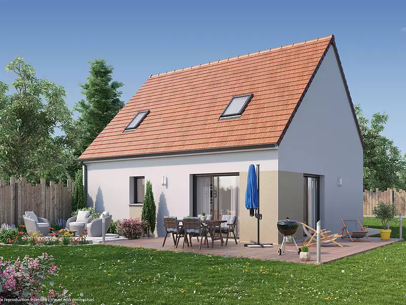 Maison neuve, 95 m² - Ligueil (37240)