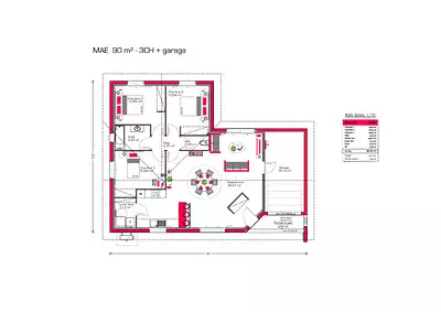 Maison neuve, 90 m²