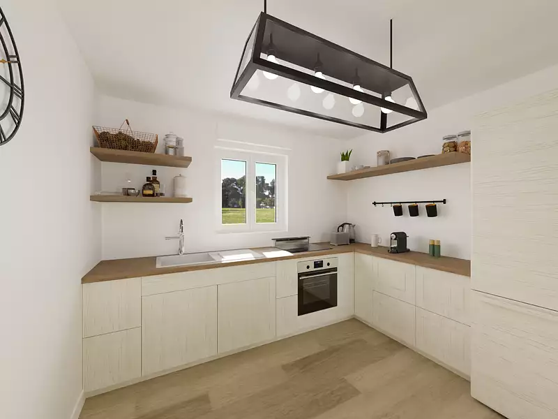 Maison neuve, 75,85 m² - Les Grandes-Ventes (76950)