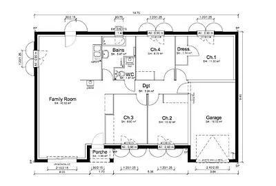 Maison neuve, 95 m²