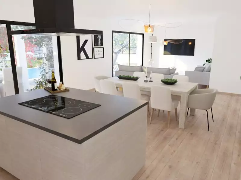 Maison neuve, 107 m² - Camps-la-Source (83170)