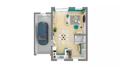Maison neuve, 95 m²