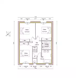 Maison neuve, 102 m²