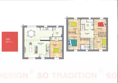 Maison neuve, 124 m²