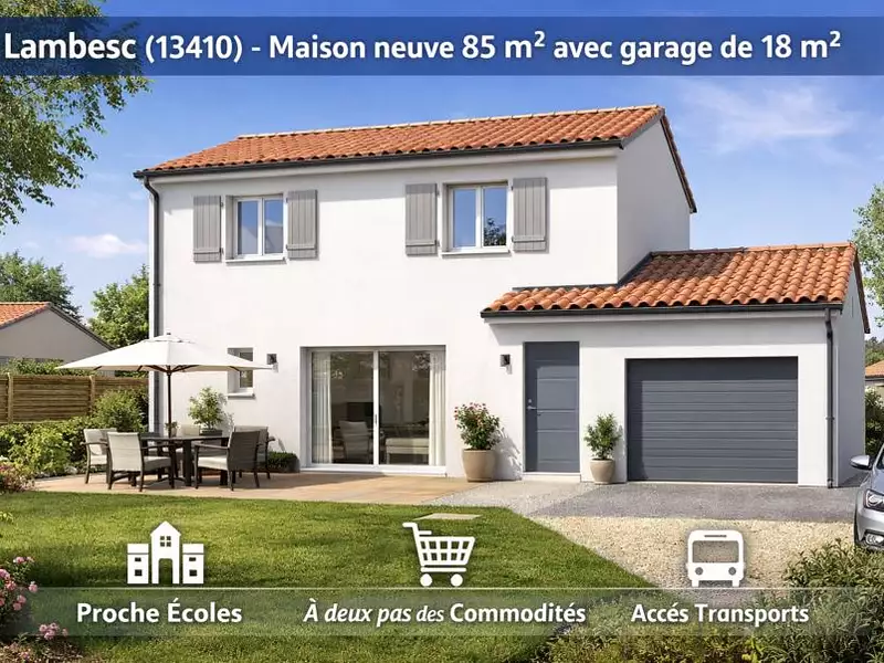 Maison neuve - Lambesc (13410)