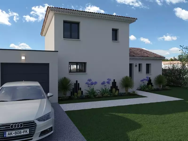 Maison neuve, 95 m² - Vers-Pont-du-Gard (30210)