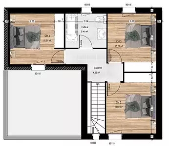 Maison neuve, 105 m²