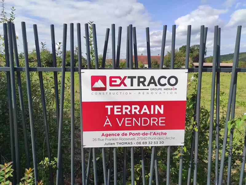 Terrain à bâtir, 800 m² - Louviers (27400)
