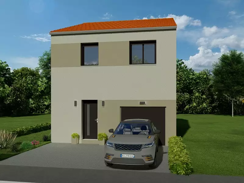 Maison neuve, 90 m² - Mont-Saint-Martin (54350)
