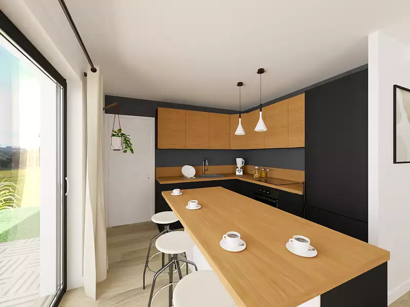 Maison neuve, 107,28 m² - La Sentinelle (59174)