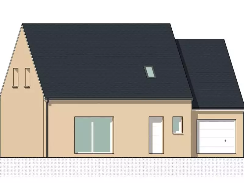 Maison neuve, 97 m² - Saint-Pierre-en-Auge (14170)