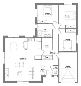 Maison neuve, 104 m²