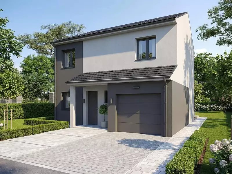 Maison neuve, 90 m² - Sainte-Barbe (57640)