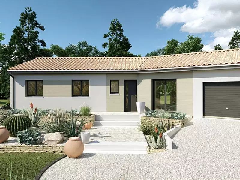 Maison neuve, 80 m² - Soulignac (33760)