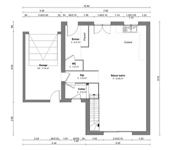 Terrain à bâtir, 1 280 m²