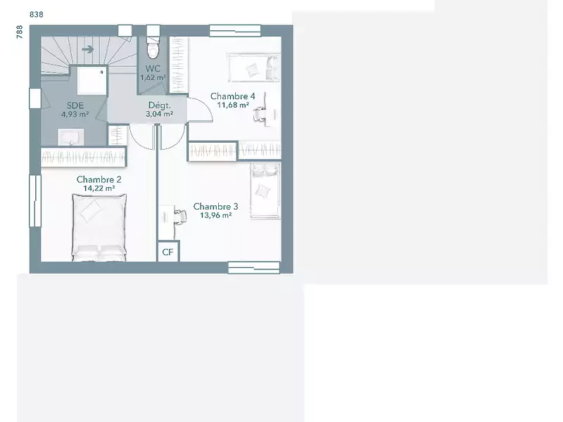 Maison neuve, 140 m² - Gigean (34770)