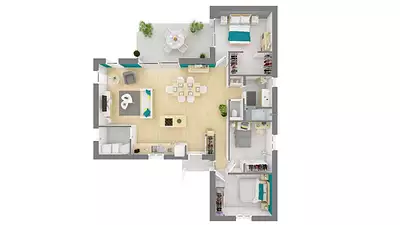 Maison neuve, 86 m²