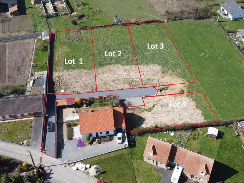 Terrain à bâtir, 630 m² - Lambres (62120)